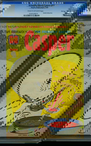 FRIENDLY GHOST CASPER #17, CGC 9.4 NM -- FILE COPY 