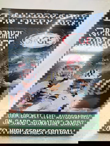 2021 Sage Premier Draft High Series Football FOC 3 AUTO'S Per Lawrence ??