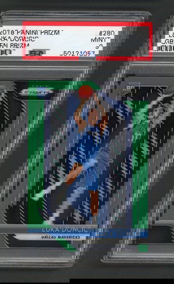 2018 Panini Prizm Luka Doncic Green Prizm