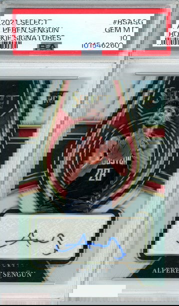 2021 PANINI SELECT ALPEREN SENGUN #RSASG RKE SIG 61 OF 249 PSA 10 GEM MT