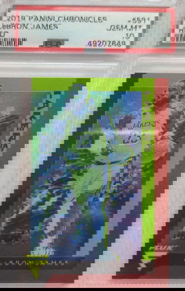 2019 Chronicles Flux Red Prizm LeBron James /149 ... PSA 10 POP 24