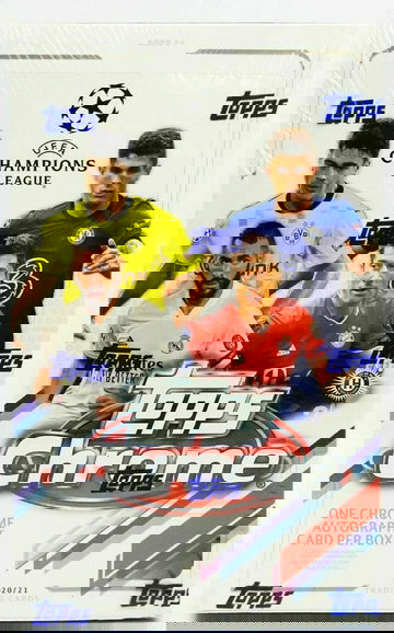 2020-21 TOPPS CHROME UEFA CHAMPIONS LEAGUE - FACTORY SEALED 12 BOX HOBBY CASE