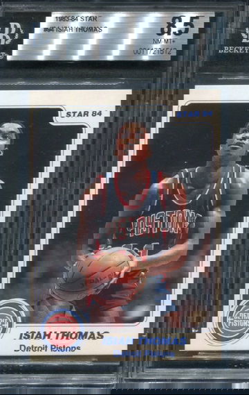 1983-84 STAR #94 Isiah Thomas BVG 8.5