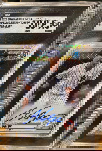 2020 Bowman Chrome Mega Anthony Volpe Auto BMA-AVO 10/9.5