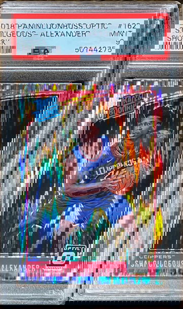 2018 OPTIC SHOCK ROOKIE RC SHAI GILGEOUS ALEXANDER RATED ROOKIES PSA 9 mint #162 Prizm