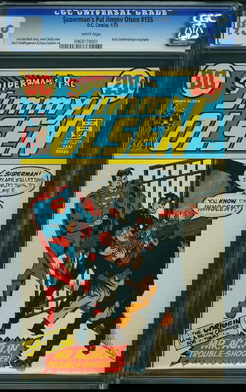 SUPERMAN'S PAL JIMMY OLSEN #155, CGC 9.8 NM/MT -- HIGHEST GRADED  