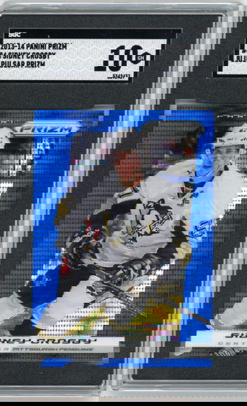 2013-14 Panini Prizm Sidney Crosby #84 Blue Pulsar Prizm SGC 10 GEM MINT Pop 1 Penguins