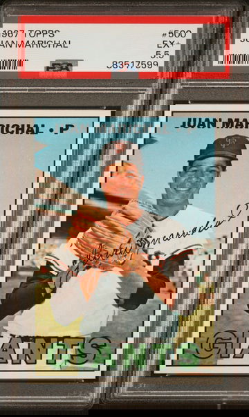 1967 Topps Juan Marichal #500 PSA 5.5 - Beauty!