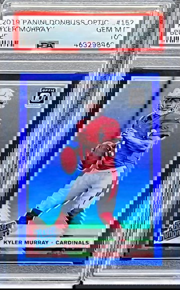 2019 Kyler Murray Panini Donruss Optic Blue #152 PSA 10 GEM MINT Rookie Card RC Arizona Cardinals