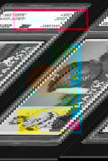 1960 TOPPS HANK AARON PSA 2