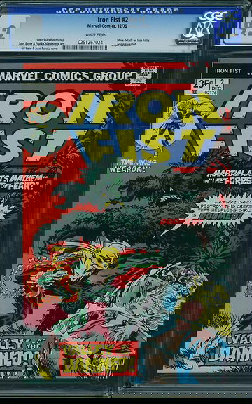 IRON FIST #2, CGC 9.2 NM-