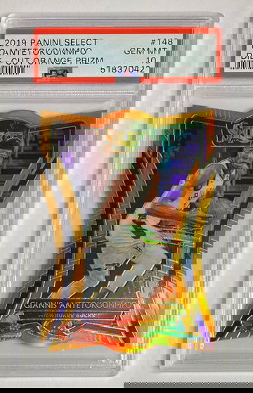  Details about  2019 Select Orange Prizm Die-Cut Giannis Antetokounmpo # /65 PSA 10 POP 4! 