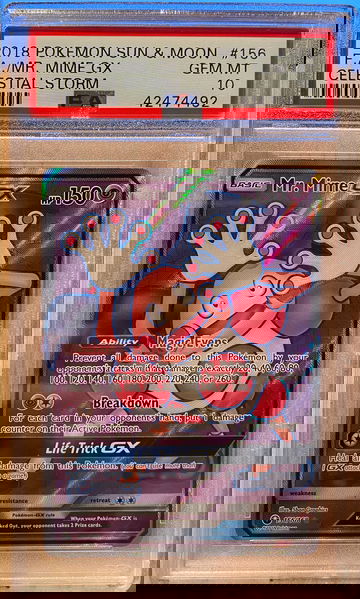 Pokemon /Pokémon -2018 Full art Mr. Mime