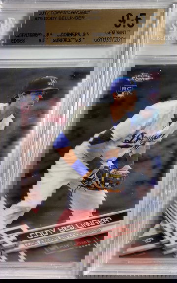 2017 Topps Chrome Cody Bellinger #79 Rookie BGS 9.5 True Gem Mint
