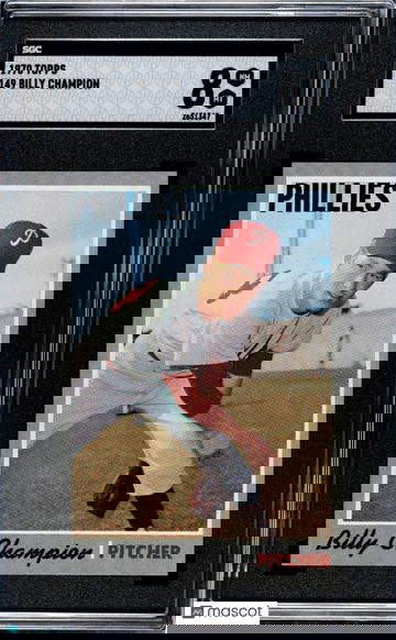 1970 Topps Billy Champion #149 SGC 8