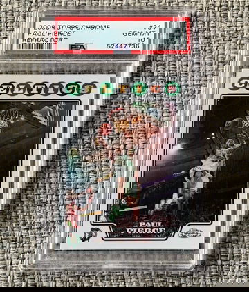 2008 Topps Chrome Refractor Paul Pierce PSA 10