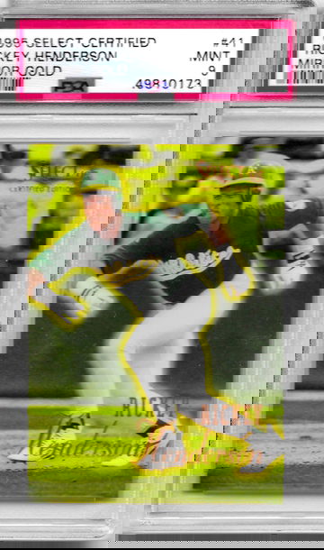 1995 Select Mirror Gold Rickey Henderson