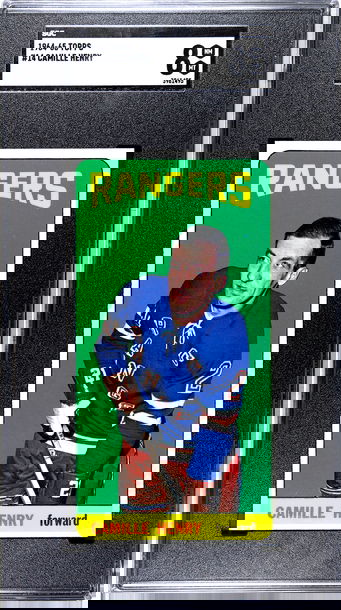 1964 Topps #14 Camille Henry SGC 8 (BillsGridironGreats)