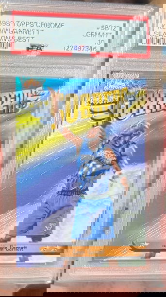 1998 Topps Chrome Kevin Garnett Season's Best PSA 10