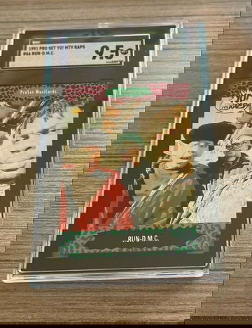 1991 PRO SET YO! MTV RAPS RUN DMC SGC 9.5 MINT+ #66