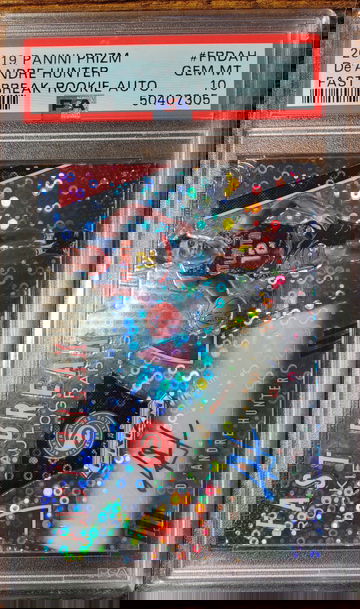 2019 Panini Prizm #FRDAH RC DeAndre Hunter Fast Break Rookie Auto PSA 10 GEM-MINT