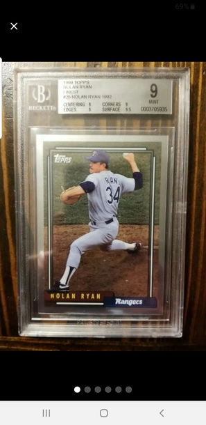 99 topps Nolan Ryan Finest #25