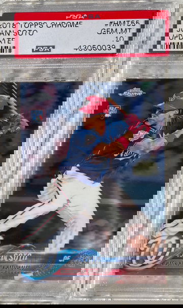 2018 Topps Chrome Update Juan Soto HMT55