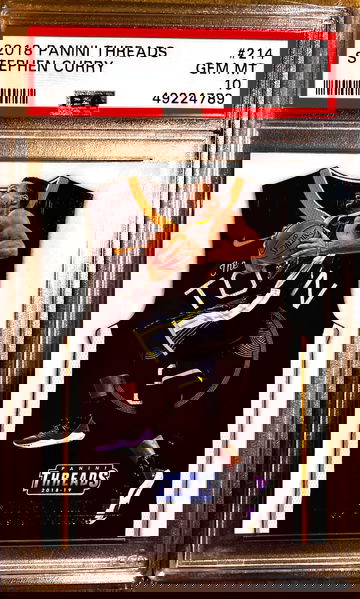 2018 - 2019 Panini Threads 214 - Stephen Curry PSA 10 Gem Mint