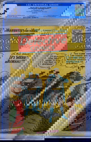 Detective Comics #225 (1955) CGC .5 or 0.5 -- 1st & origin of Martian Manhunter