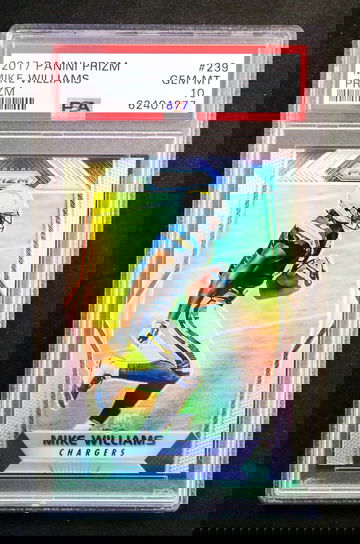 2017 Panini Prizm - Mike Williams - Rookie Silver Prizm PSA 10 Gem Mint