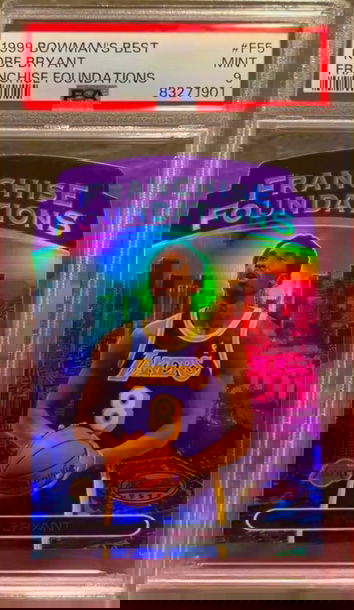 1999 Kobe Bryant Bowman’s Best Franchise Foundations Psa 9