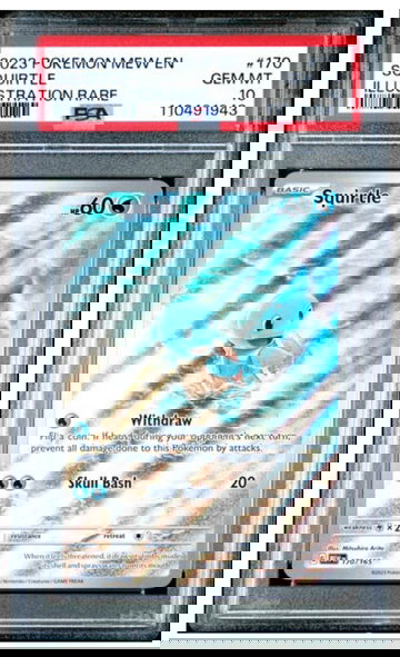 2023 Pokemon Mew En Squirtle PSA 10