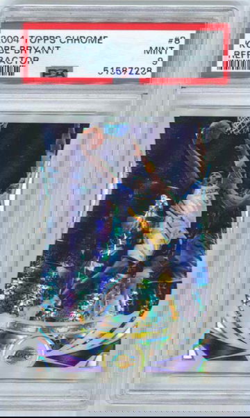 2004-05 Topps Chrome Refractor Kobe Bryant PSA 9 Mint