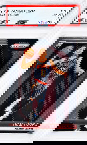 2018 Trae Young Panini Prizm    #78 PSA 9