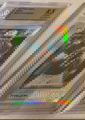 2012 Ryan tannehill silver  prizm bgs 9.5 pop 2 none higher 