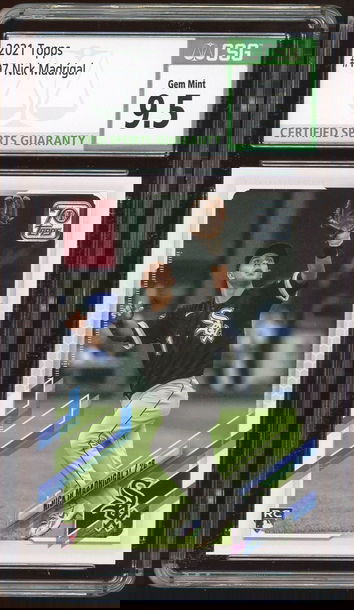 2021 Topps #197 Nick Madrigal RC Rookie Card Graded CSG 9.5 GEM MINT