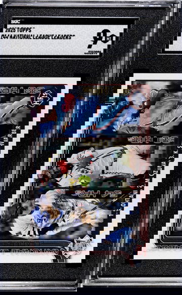 2025 Topps #144 National League Leaders SGC 9