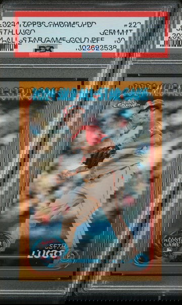 2024 Topps Chrome Update Gold Refractor Seth Lugo #ASGC-22 /50 PSA 10