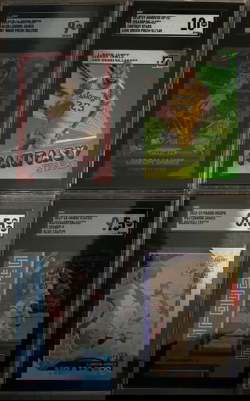 Lebron James Graded Numbered Lot