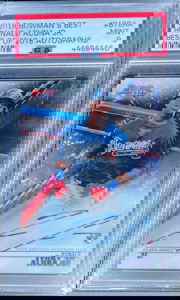 2018 Bowmans Best Ronald Acuna Jr. Best of 2018 Autographs auto PSA 9 #B18RA