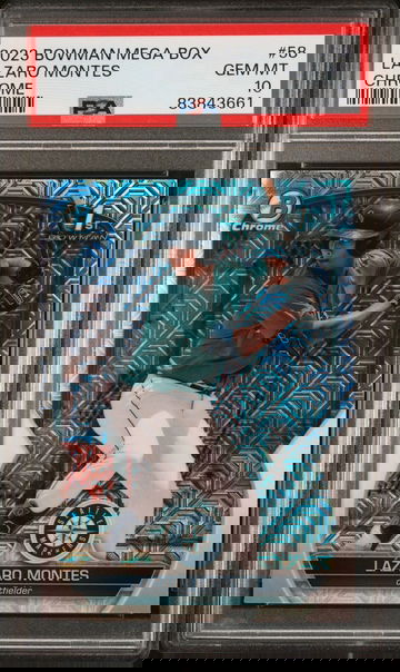 2023 Bowman Chrome Mega Box Lazaro Montes #58 PSA 10 Mariners