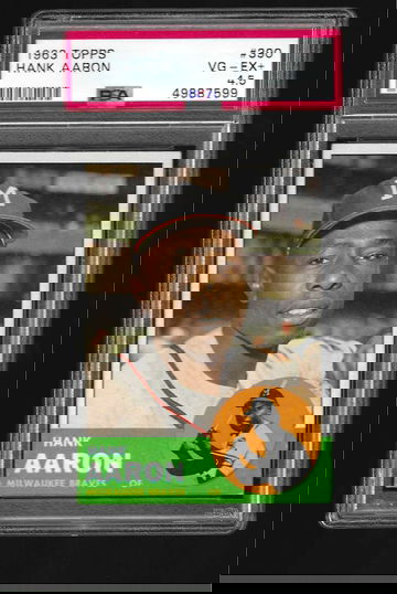 1963 TOPPS HANK AARON PSA 4.5