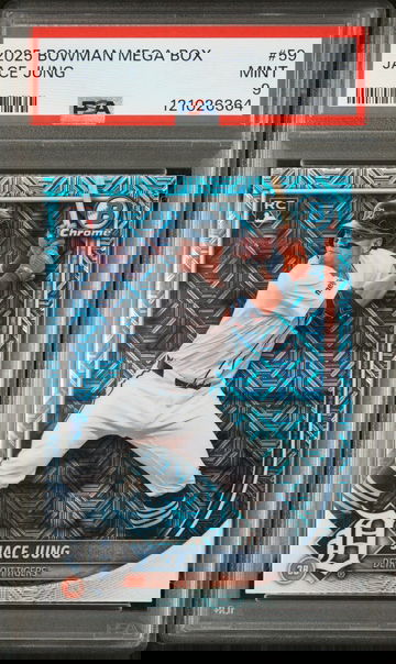 2025 Bowman #59 Jace Jung Mega Box PSA 9