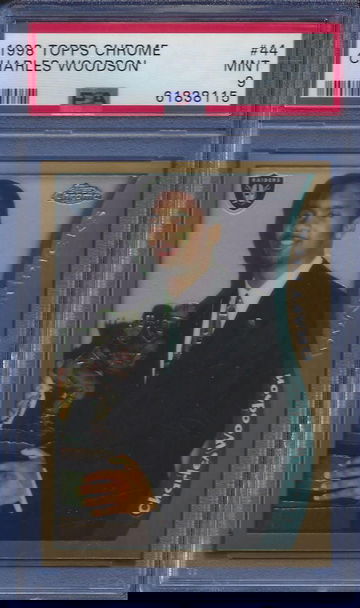 1998 Topps Chrome #44 Charles Woodson PSA 9 (BillsGridironGreats)