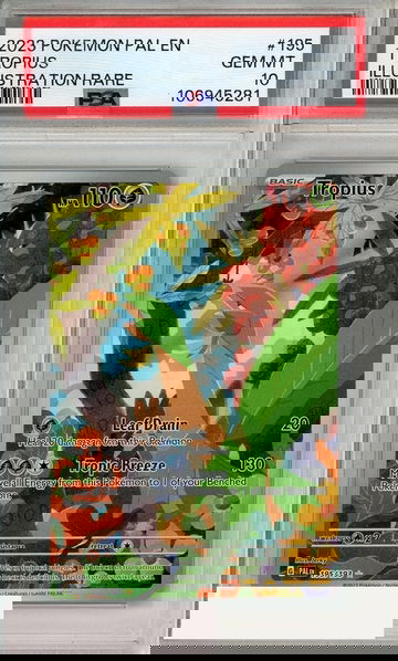 2023 POKEMON PAL EN-PALDEA EVOLVED TROPIUS #195 ILL RARE PSA 10