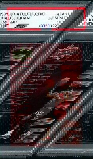 1999 Upper Deck UD Athlete of the Century Extreme Air EA11 Michael Jordan Chicago Bulls PSA 10 Gem Mint