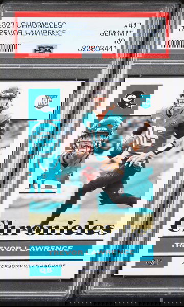  2022 Panini Chronicles Trevor Lawrence RC #47 Jacksonville Jaguars - PSA 10