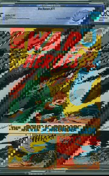 WAR HEROES #27, CBCS 8.5 VF+