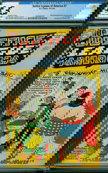 JUSTICE LEAGUE OF AMERICA #7, CGC 4.5 VG+