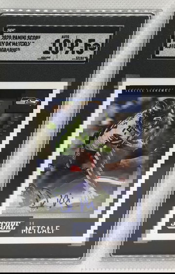 2020 Panini Score #319 DK Metcalf Auto SGC 9.5 Auto 10
